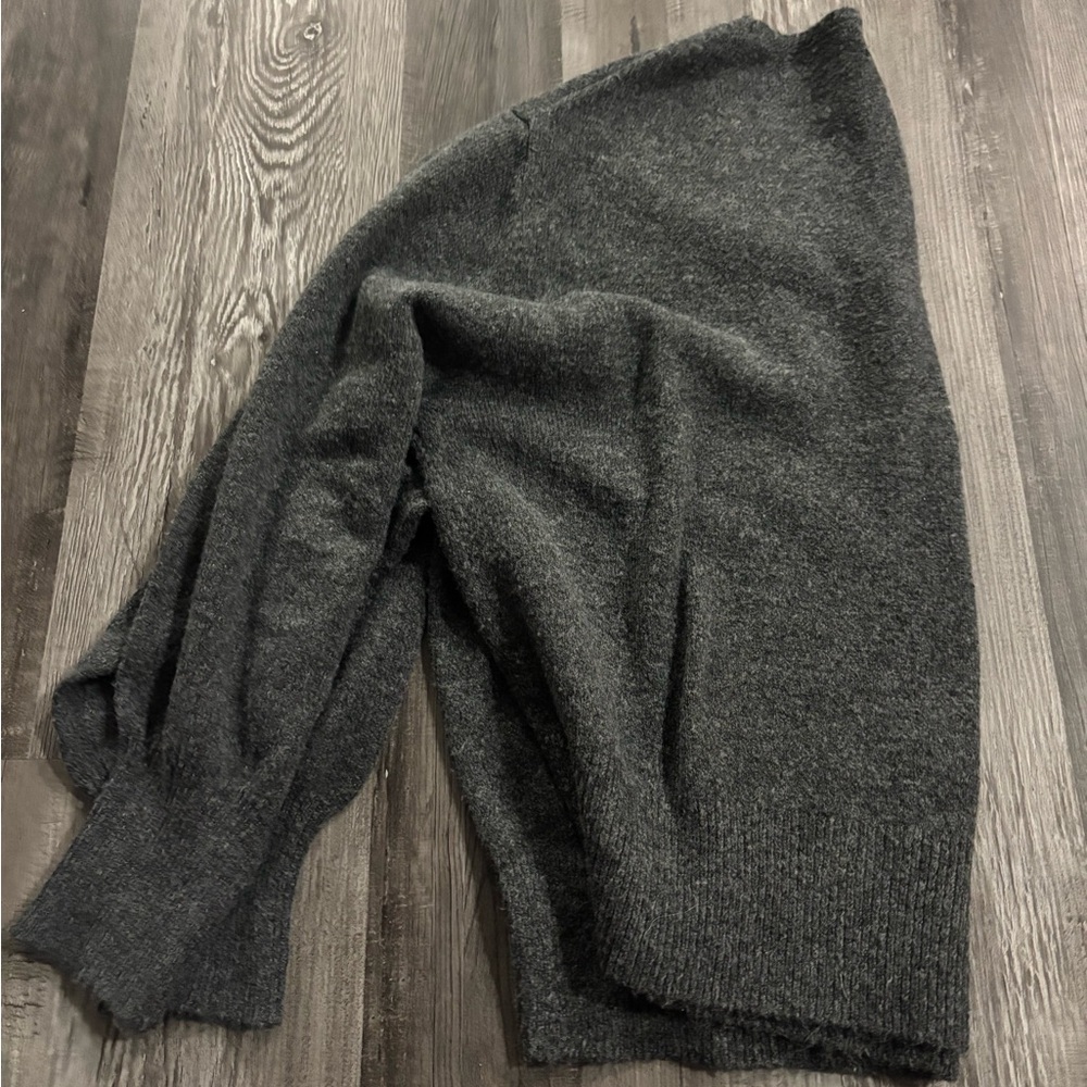 a new day Charcoal V-Neck Sweater - Picture 3 of 4